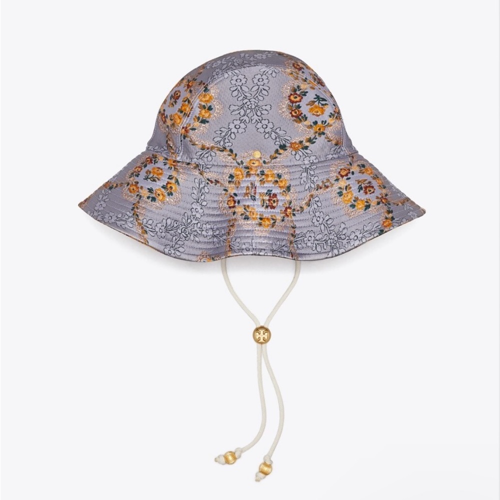 Tory Burch BROCADE REVERSIBLE BUCKET HAT